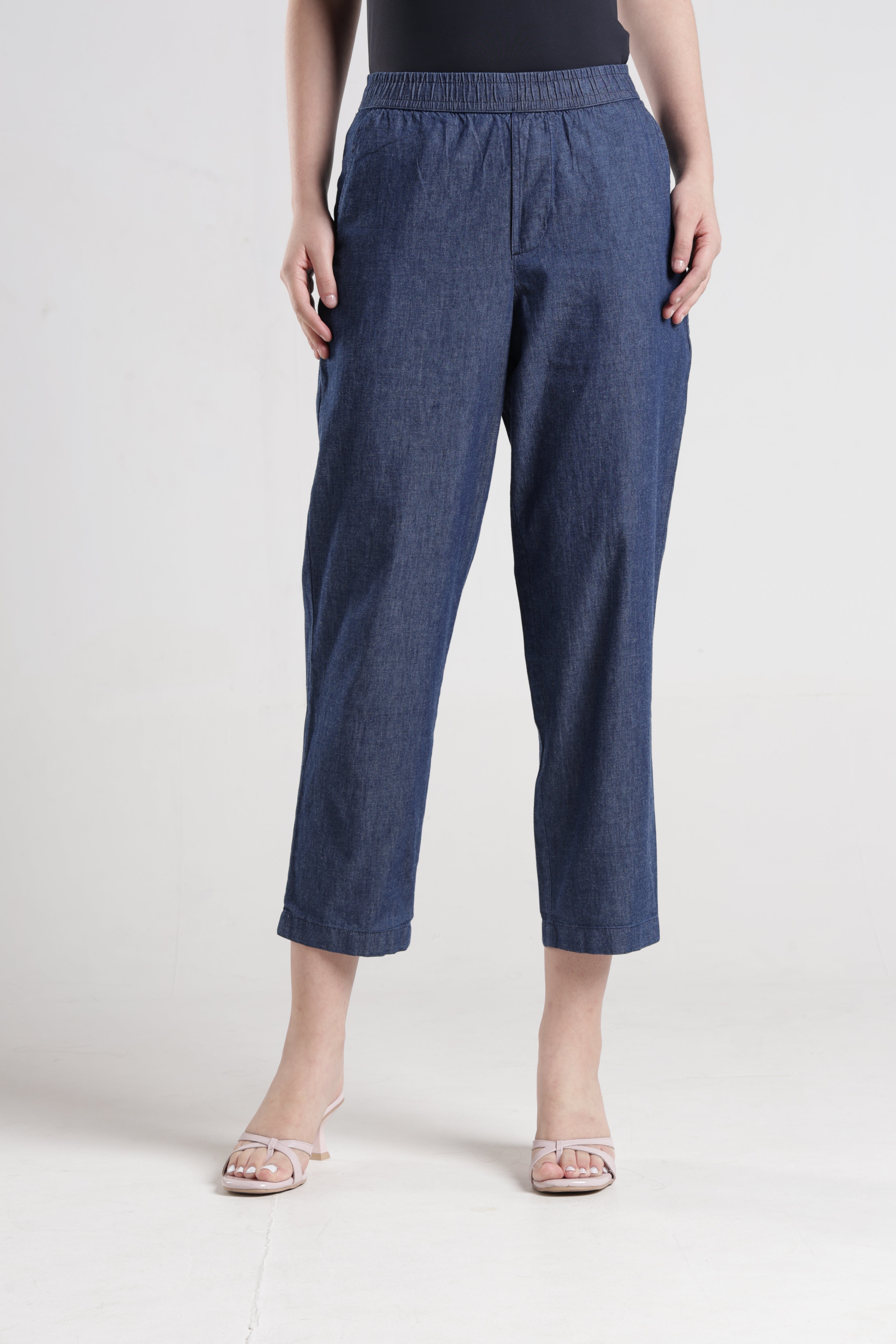 Identiti Women Casual Trouser - Indigo