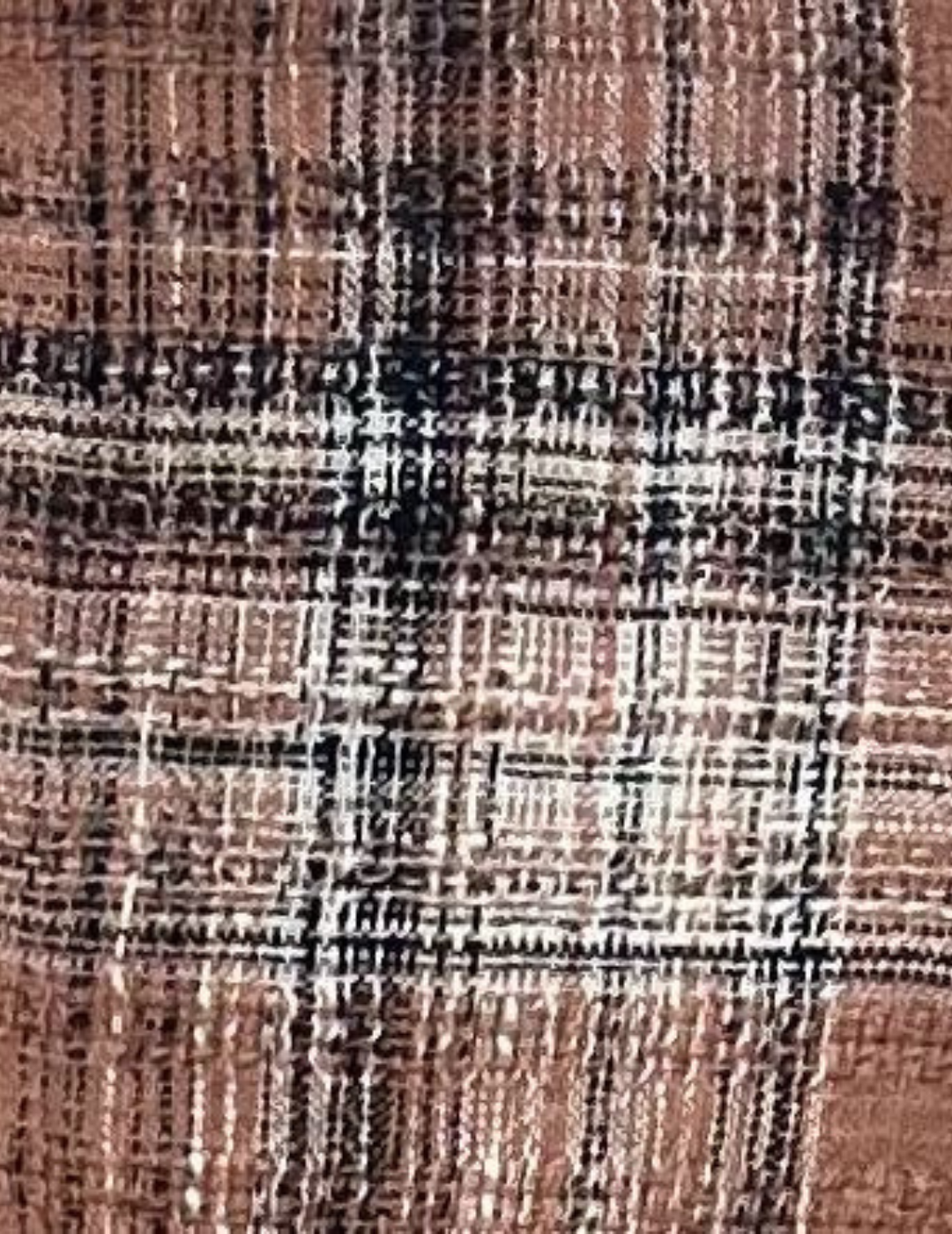 IDENTITI Men Slim Fit Regular Collar Checks Shirt In Rust.