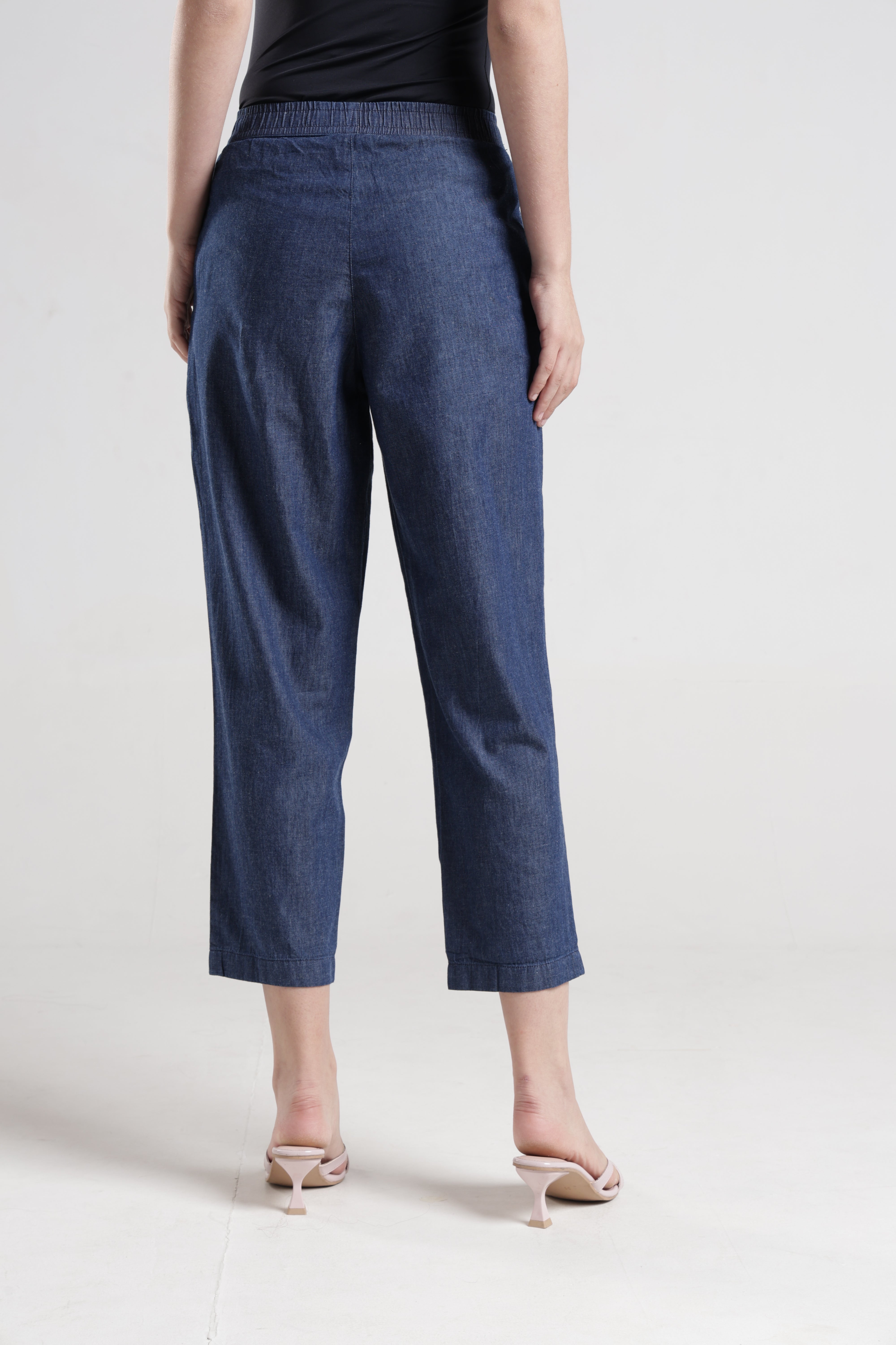 Identiti Women Casual Trouser - Indigo