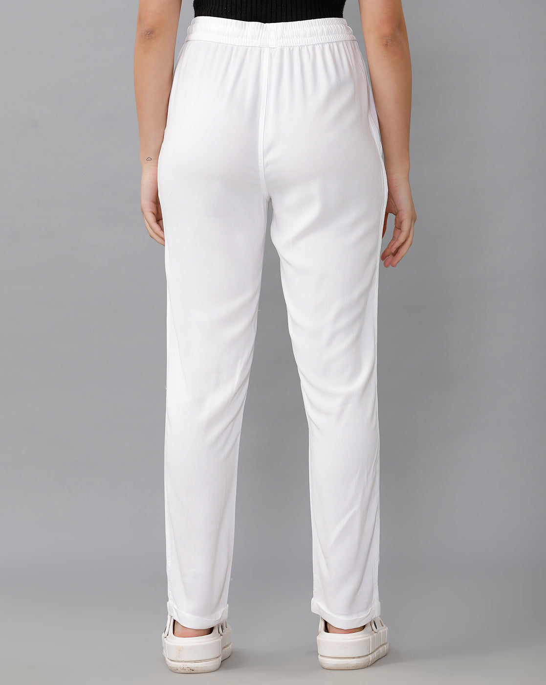 Identiti Casual Trouser - White
