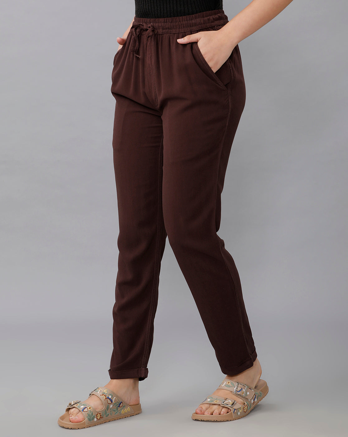 Identiti Casual Trouser - Brown