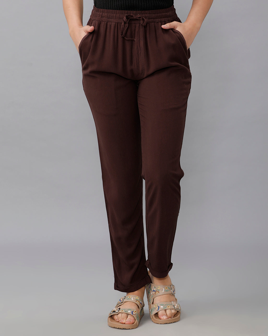 Identiti Casual Trouser - Brown