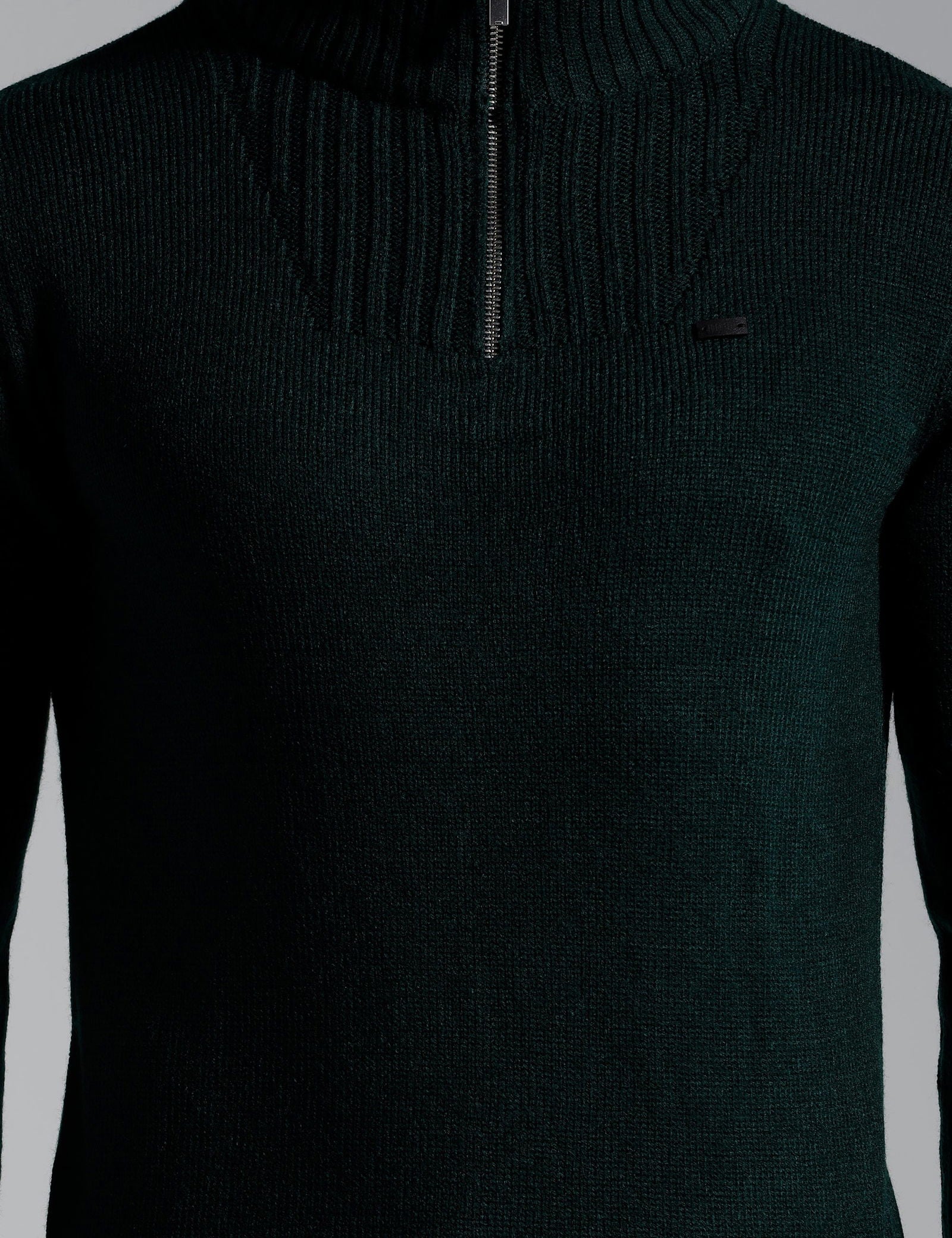 Identiti Full Sleeve Solid Slim Fit Cotton Casual Pull Over T-shirt For Men