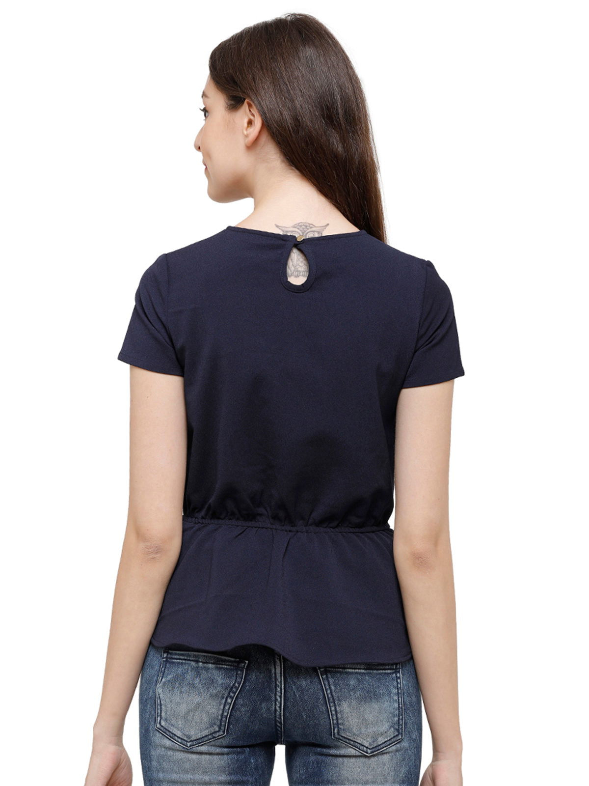 Identiti Women Solid Fashion Top