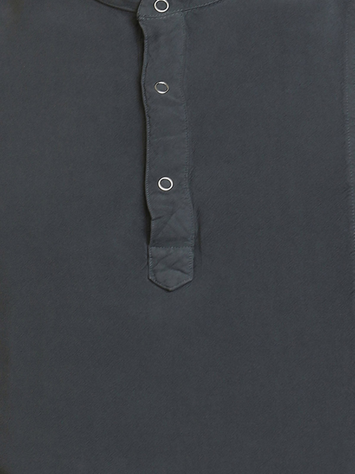 Men Half Placket Mandarin Collar Viscose Shirt / Kurta