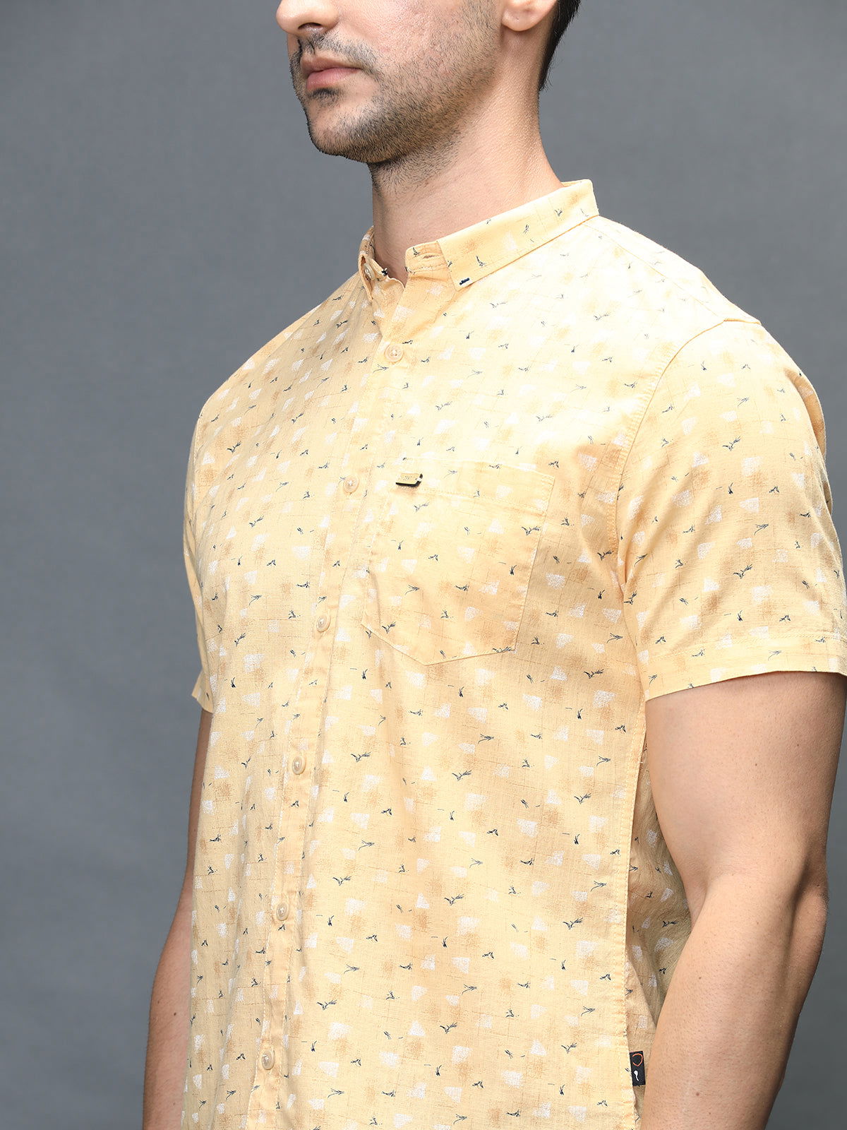 Men Slim Fit Printed Shirt