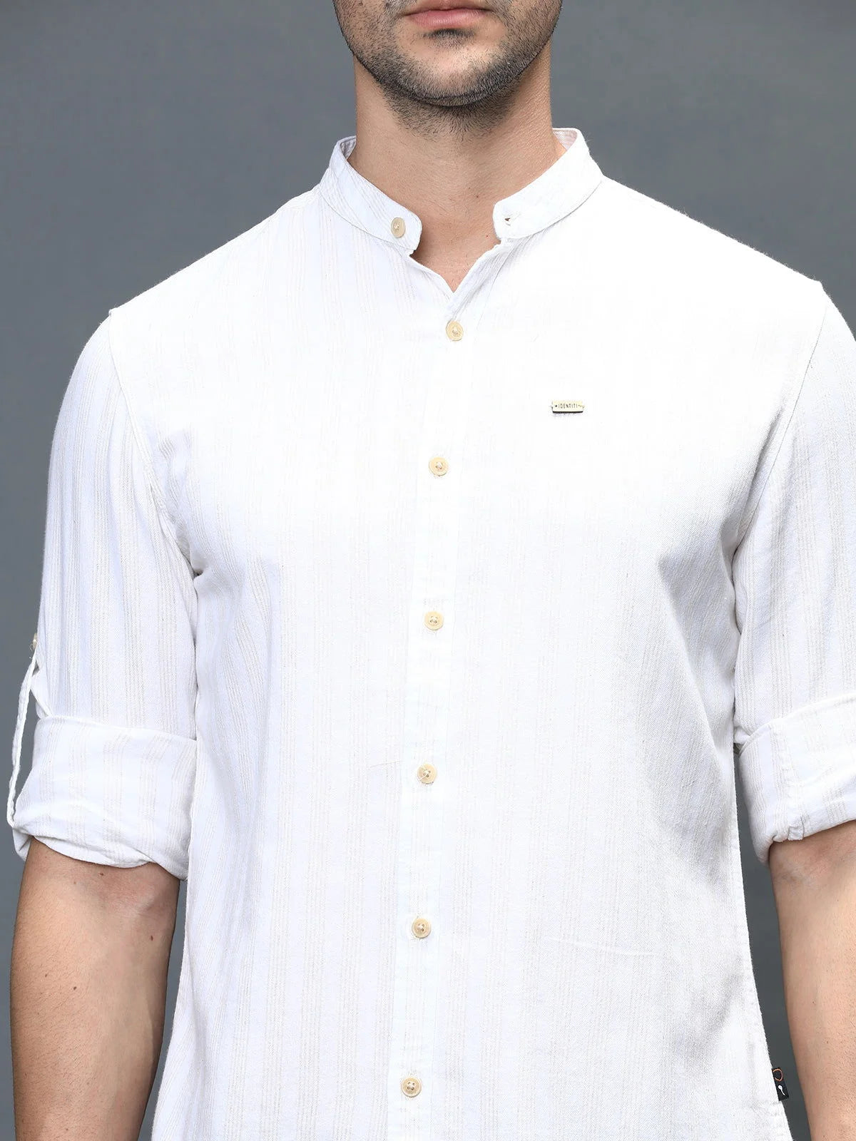 Men Stripe Shirt In Organic Cotton