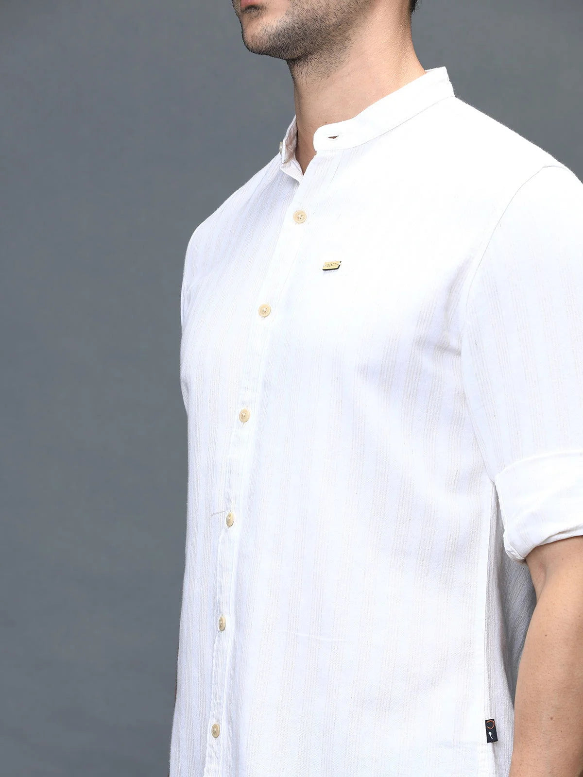 Men Stripe Shirt In Organic Cotton