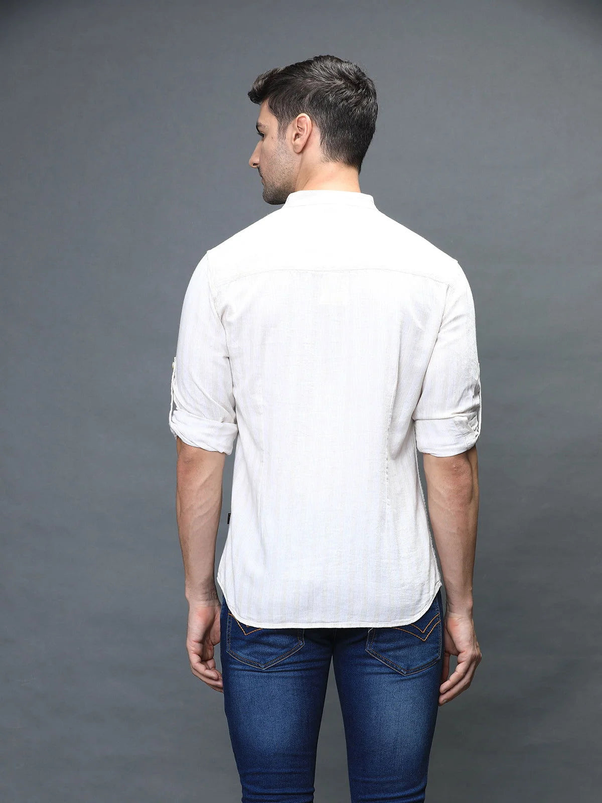 Men Stripe Shirt In Organic Cotton