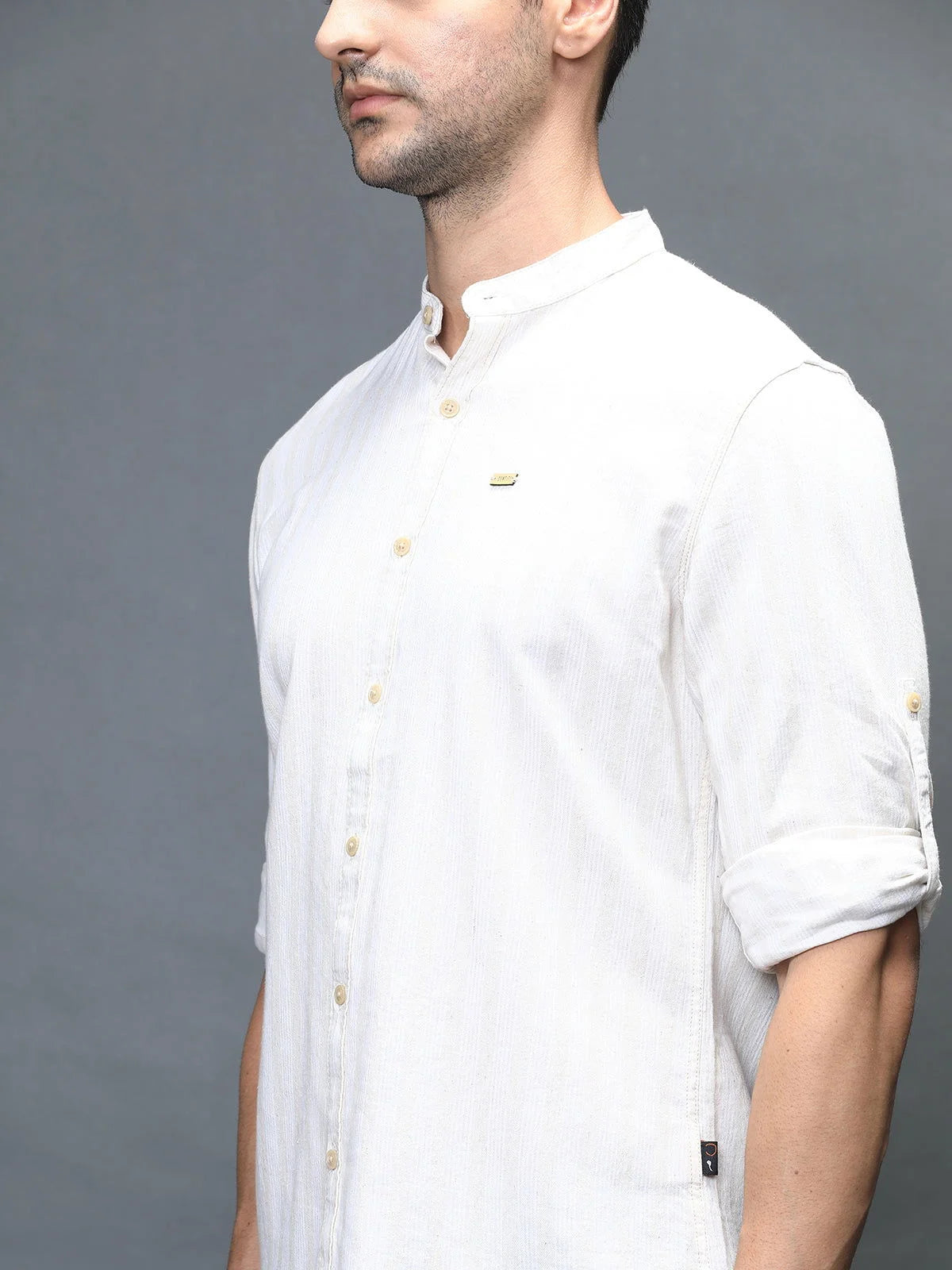Men Stripe Shirt In Organic Cotton