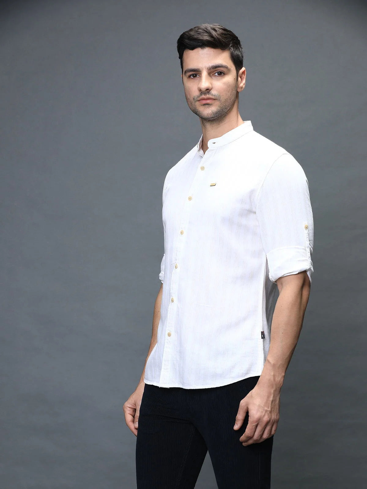 Men Stripe Shirt In Organic Cotton