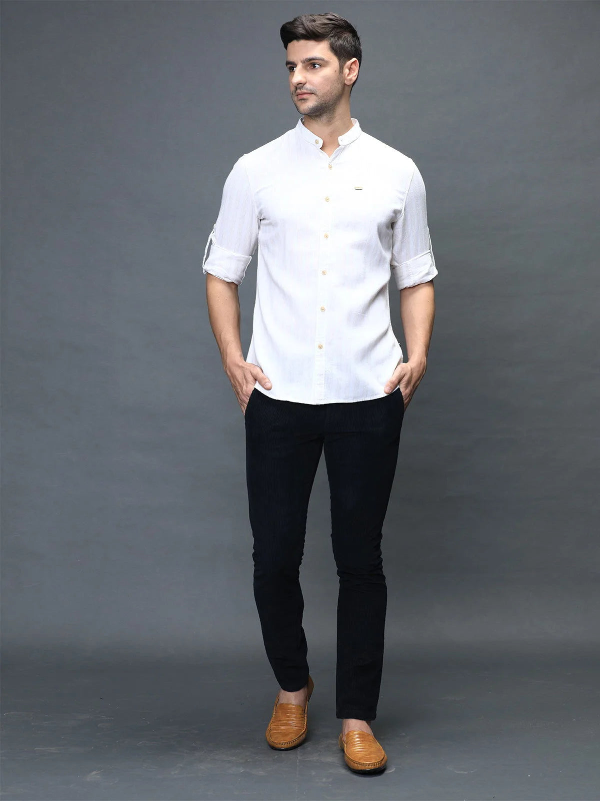 Men Stripe Shirt In Organic Cotton