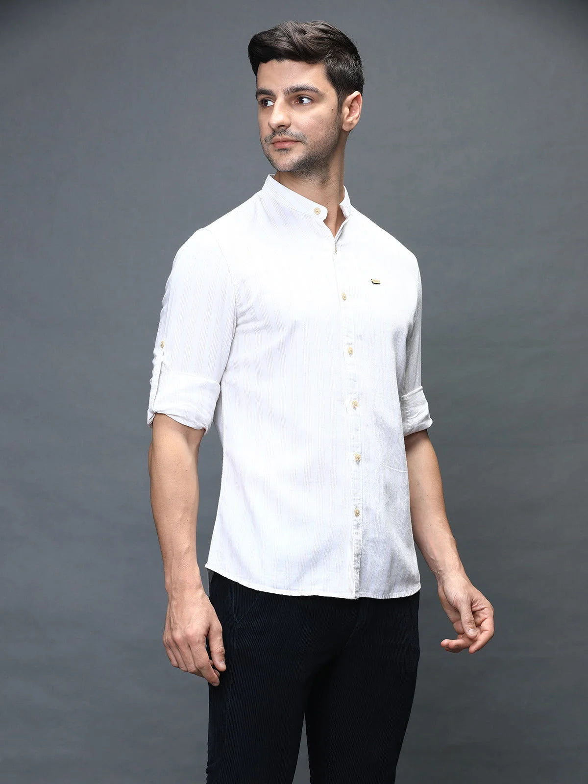 Men Stripe Shirt In Organic Cotton