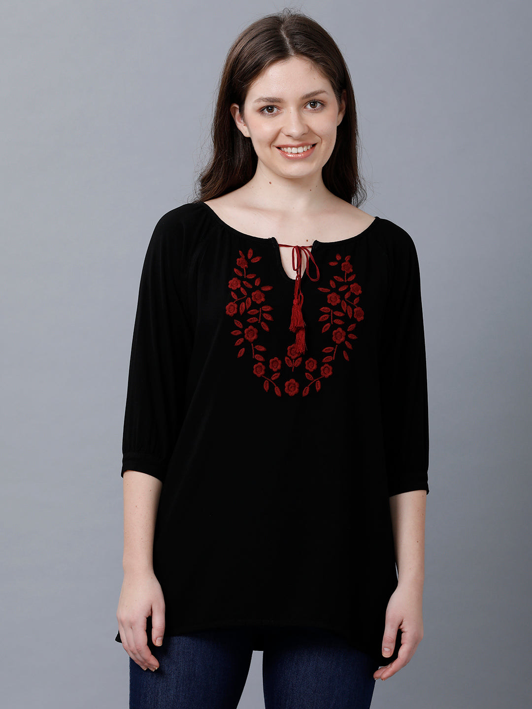 Indo western sales kurti tops