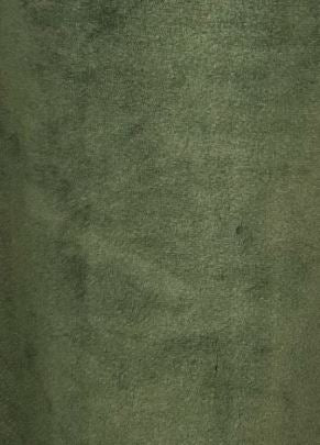Identiti Women Solid Casual Embroidered Sweatshirt - Olive green.