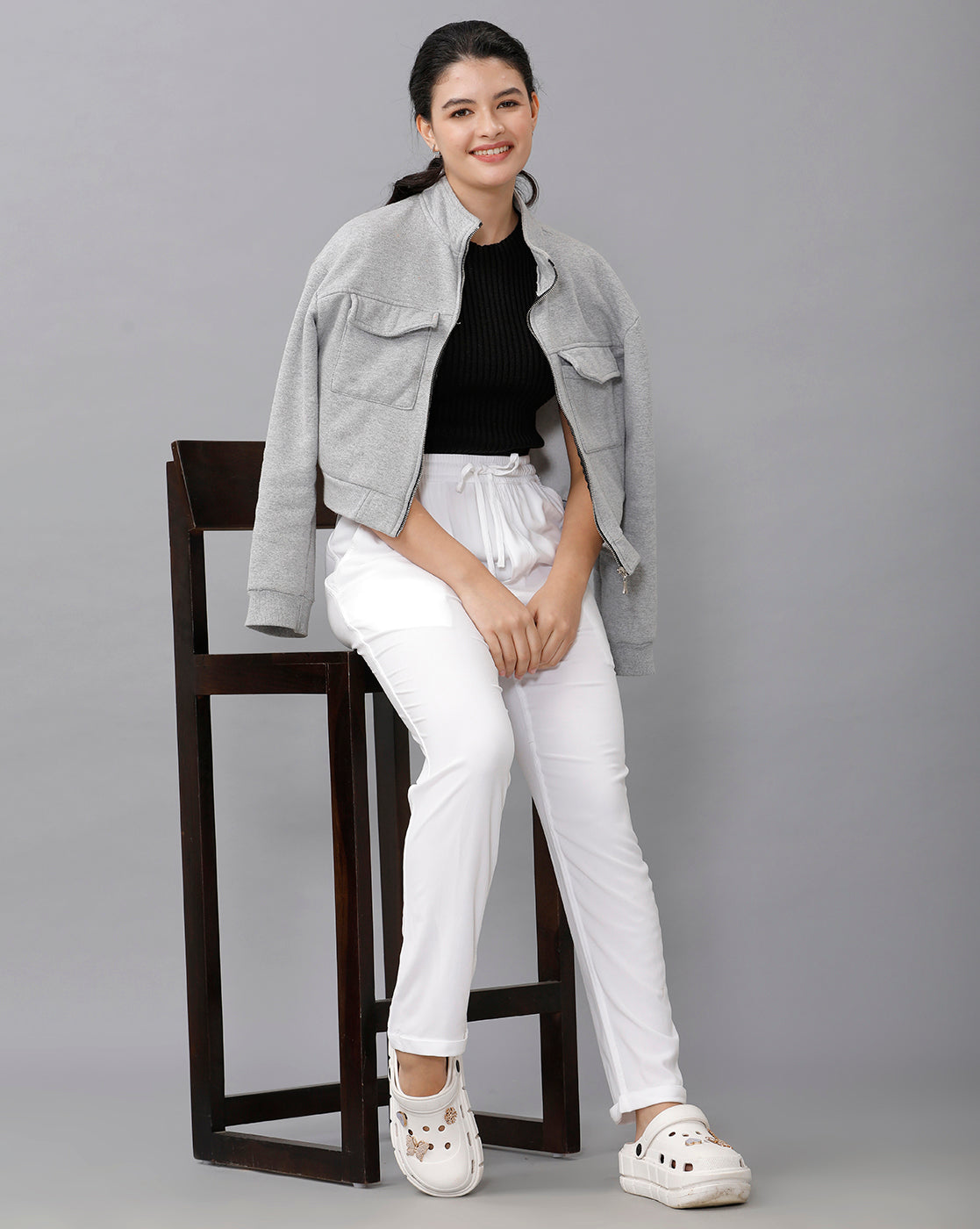 Identiti Casual Trouser - White