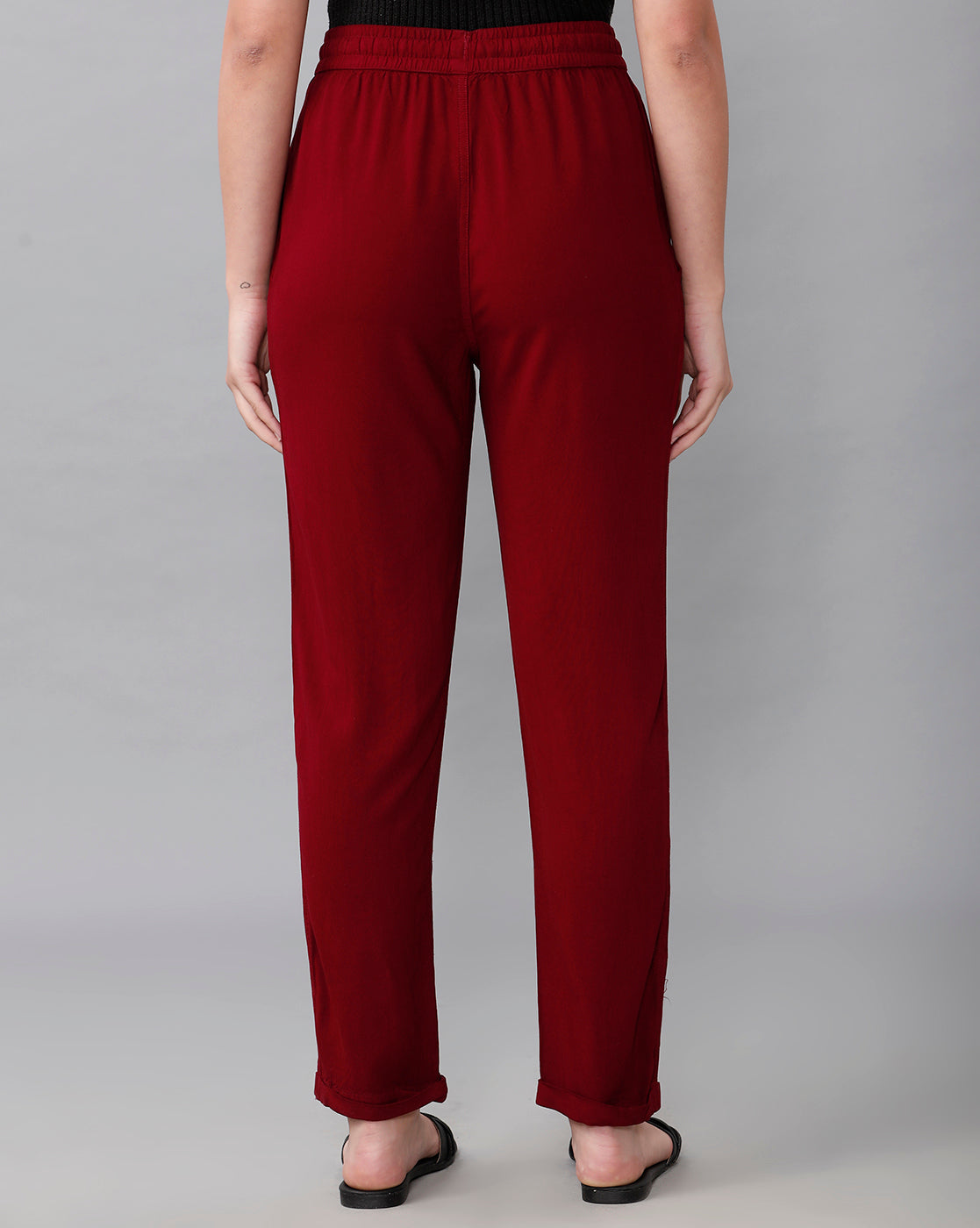 Identiti Casual Trouser - Maroon