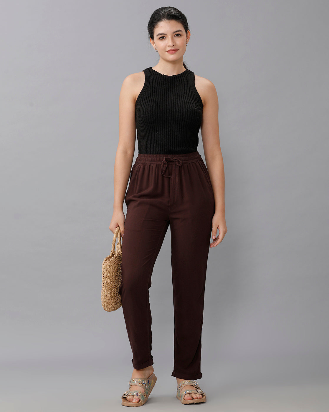 Identiti Casual Trouser - Brown