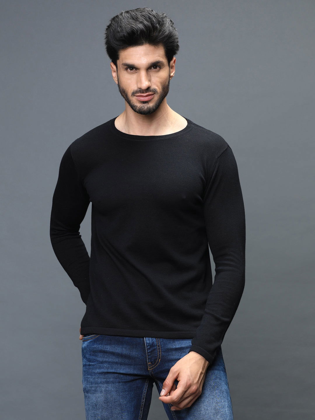 Flat knit t shirts best sale