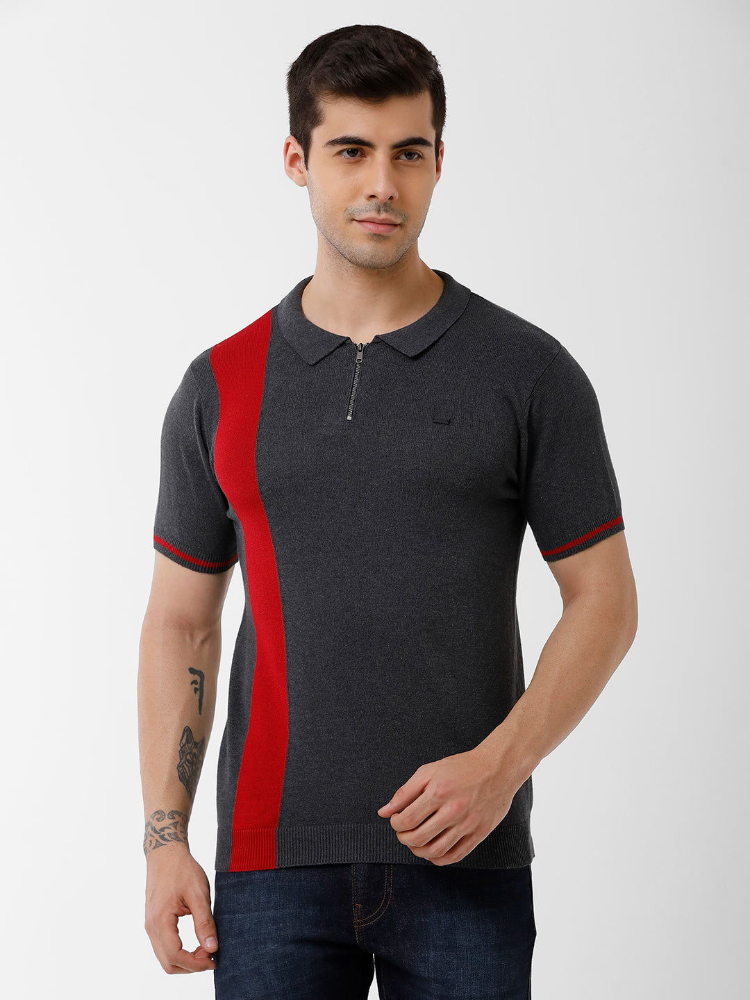 IDENTITI Men Flat Knit T-Shirt