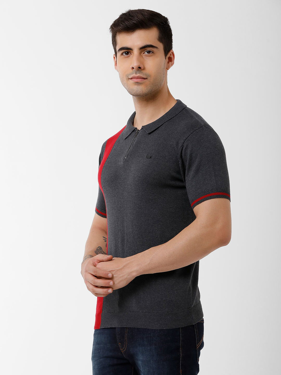 IDENTITI Men Flat Knit T-Shirt