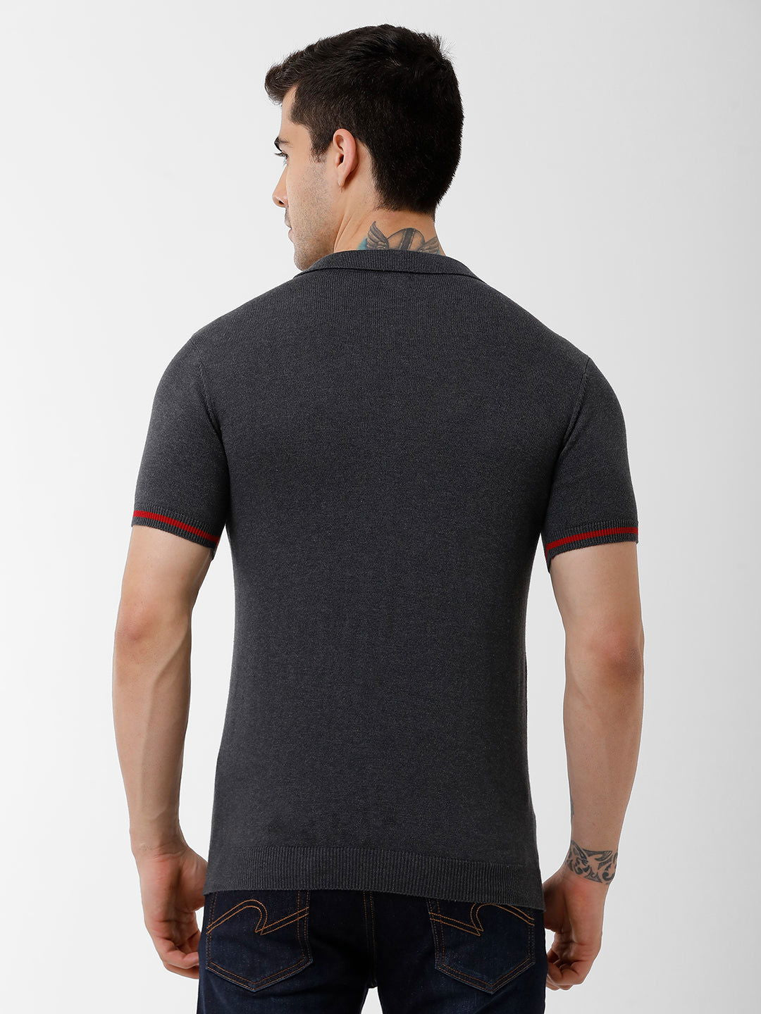 IDENTITI Men Flat Knit T-Shirt