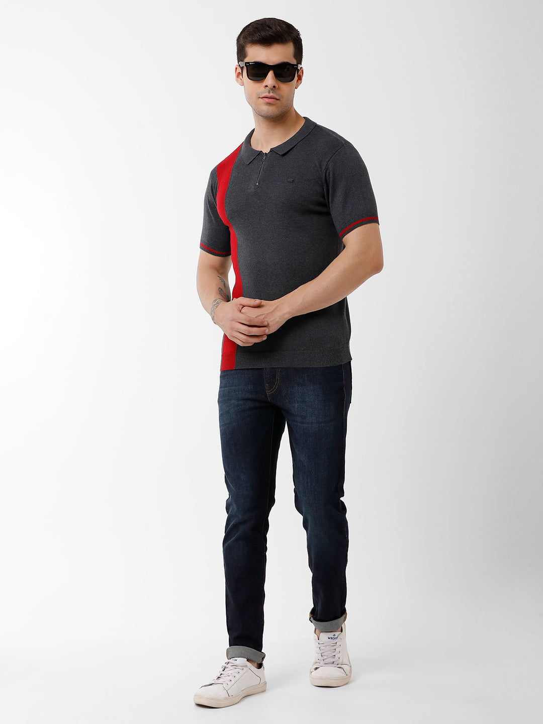 IDENTITI Men Flat Knit T-Shirt