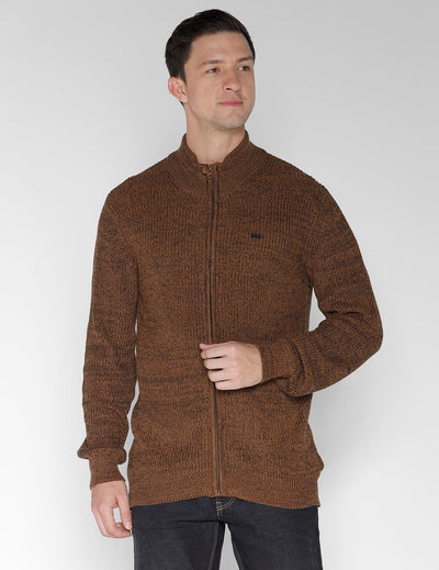 Identiti Full Sleeve Solid Slim Fit Cotton Casual Pull Over