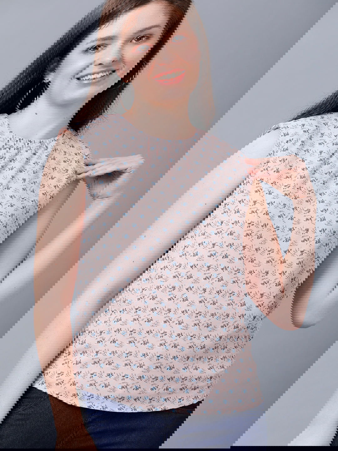 Identiti Women Floral Print Top