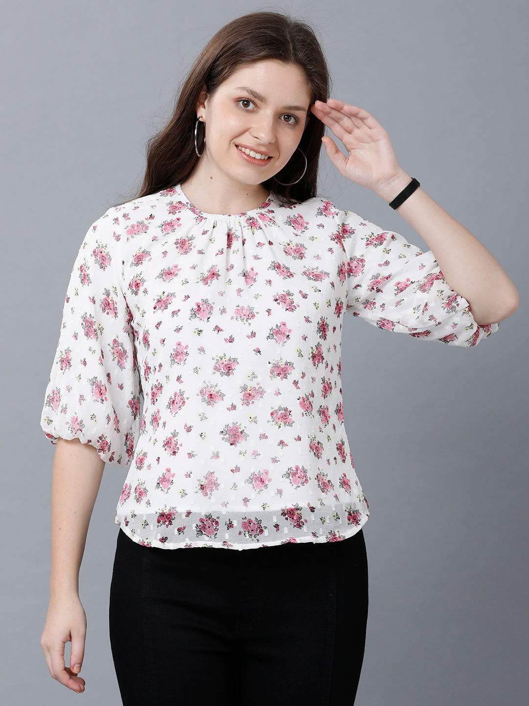 Identiti Women Floral Print Top