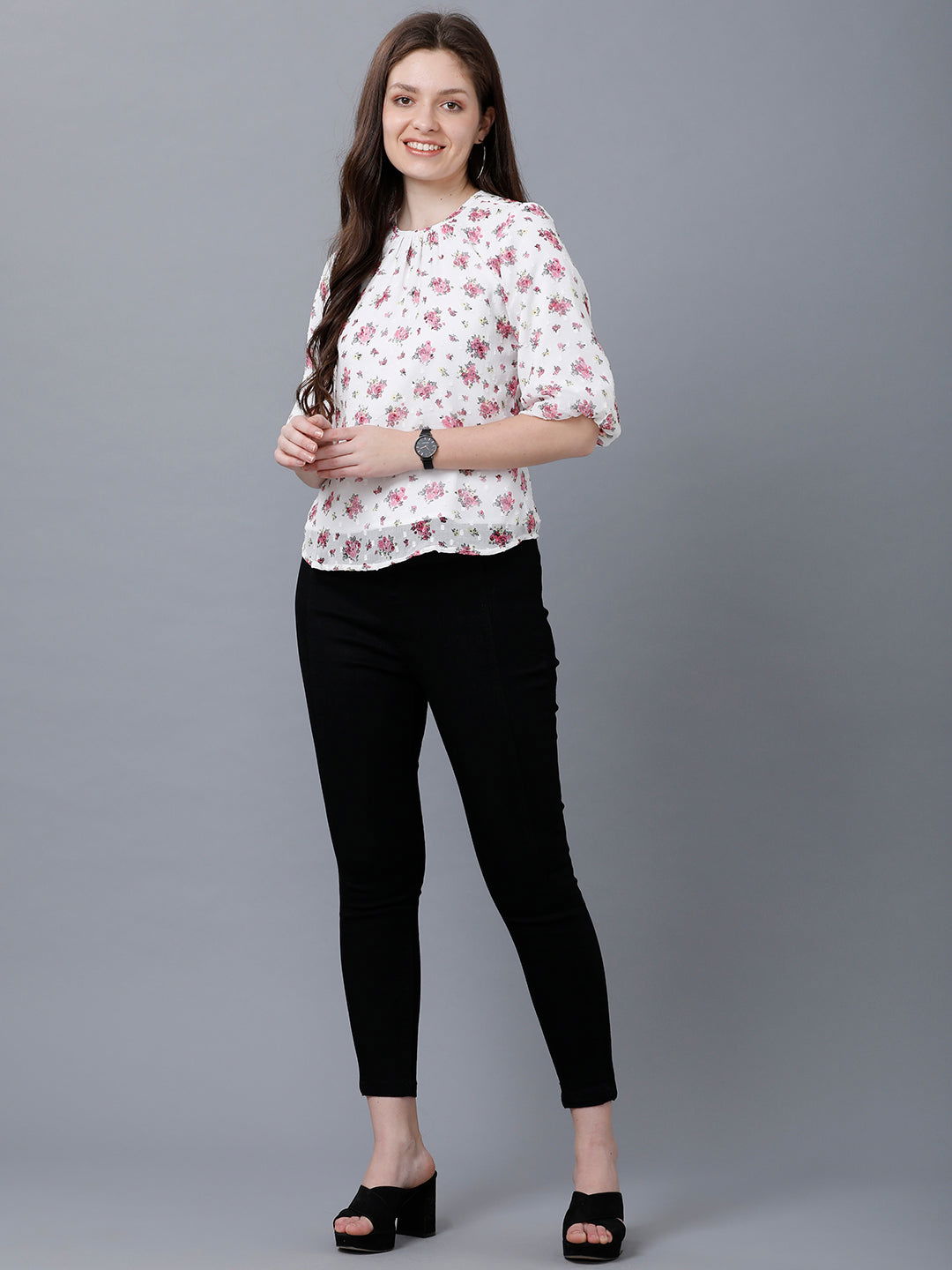 Identiti Women Floral Print Top