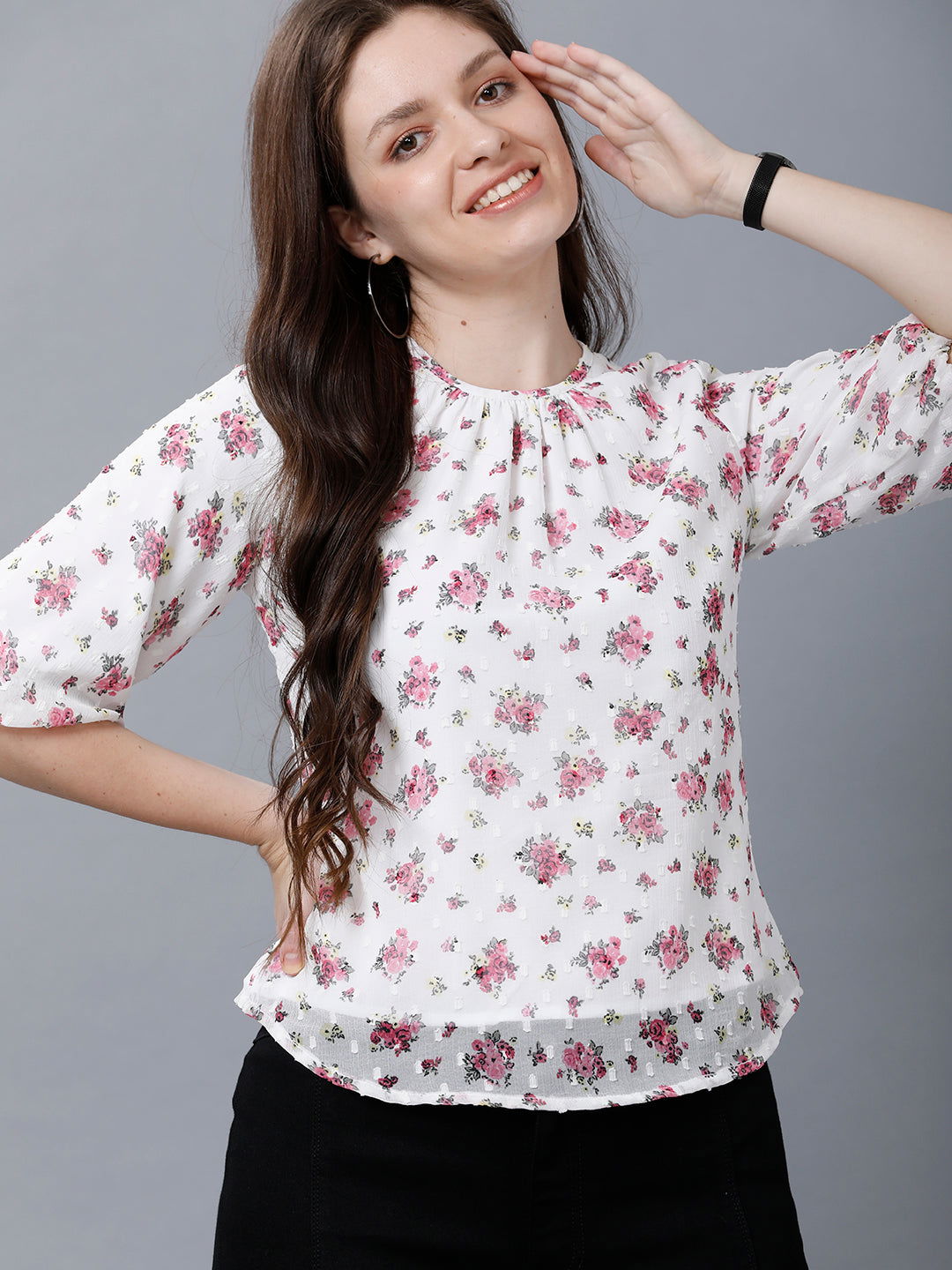 Identiti Women Floral Print Top