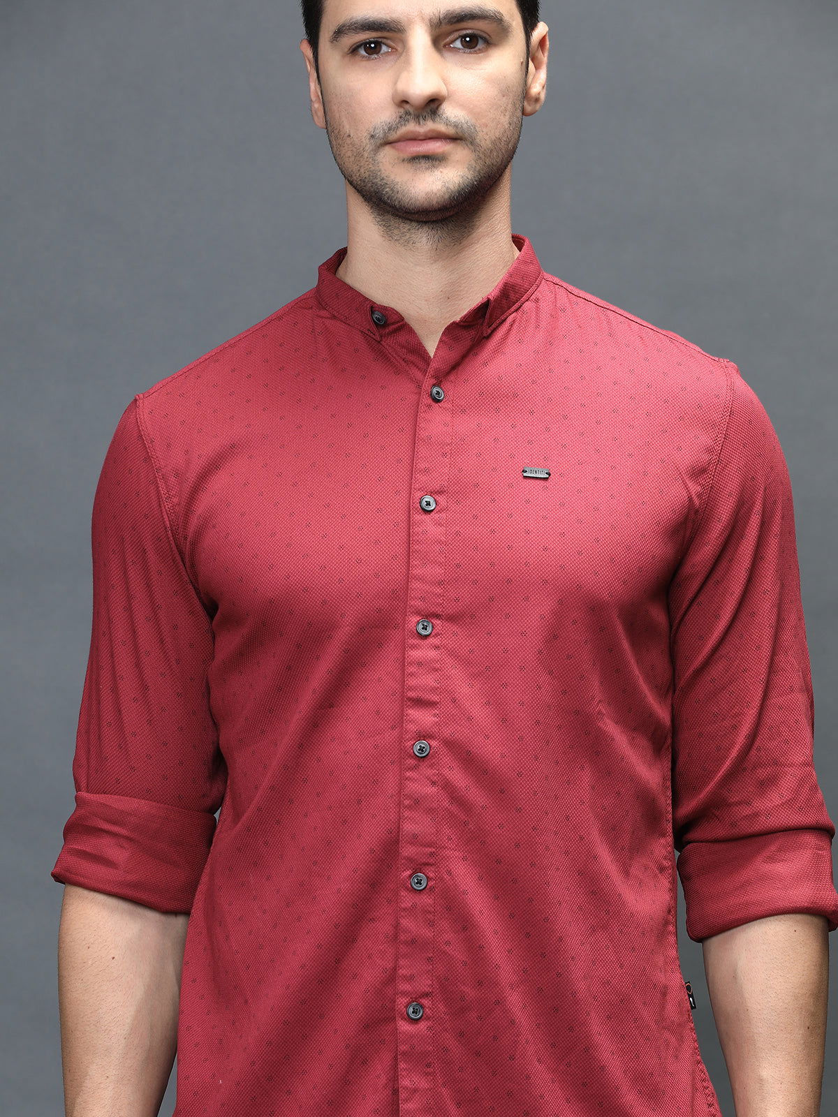 Men Slim Fit Printed Shirt