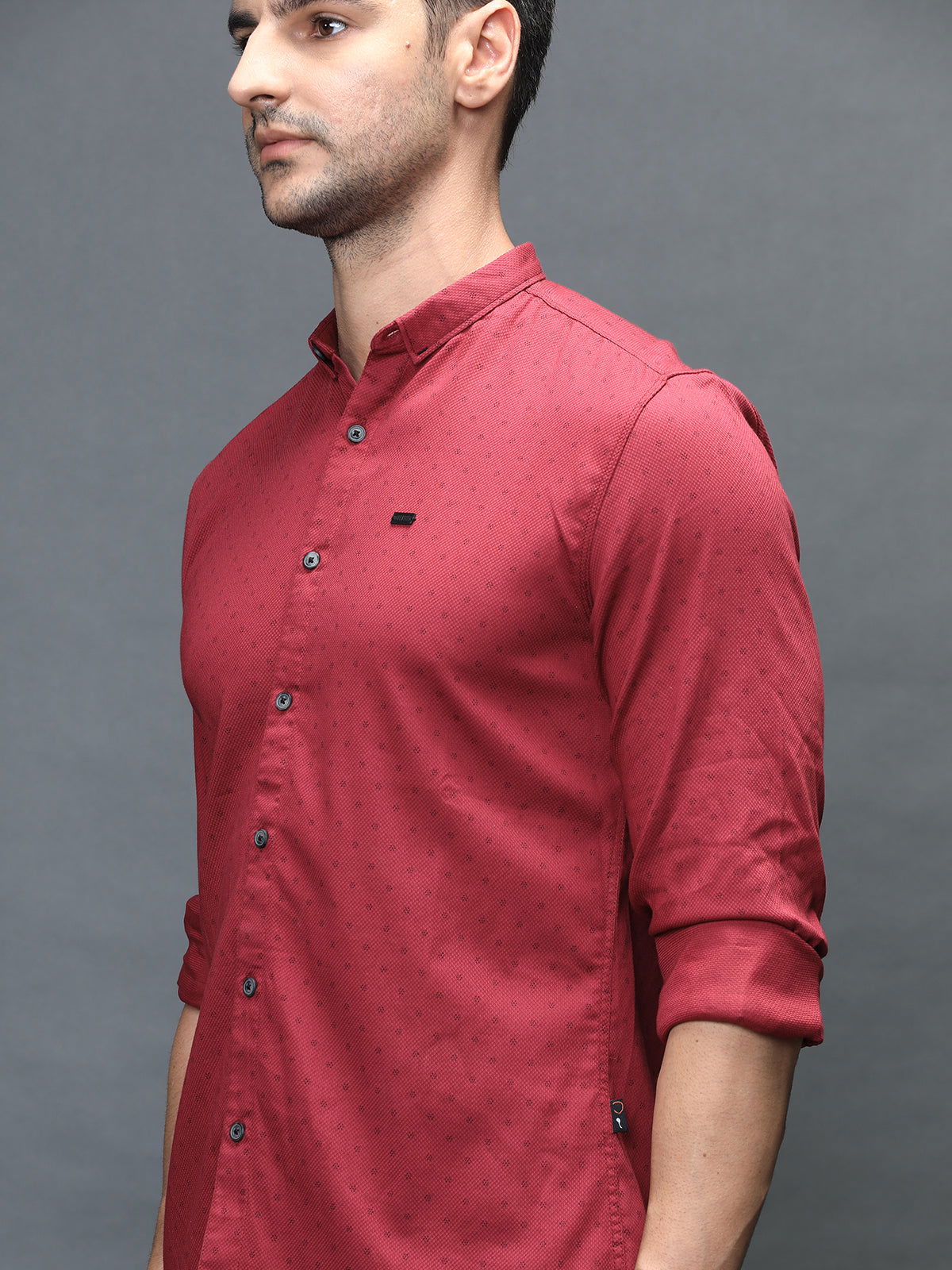 Men Slim Fit Printed Shirt