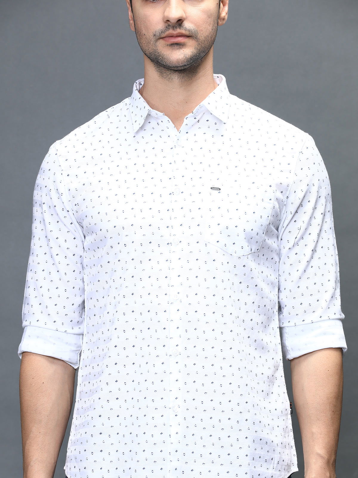 Men Slim Fit Printed Shirt