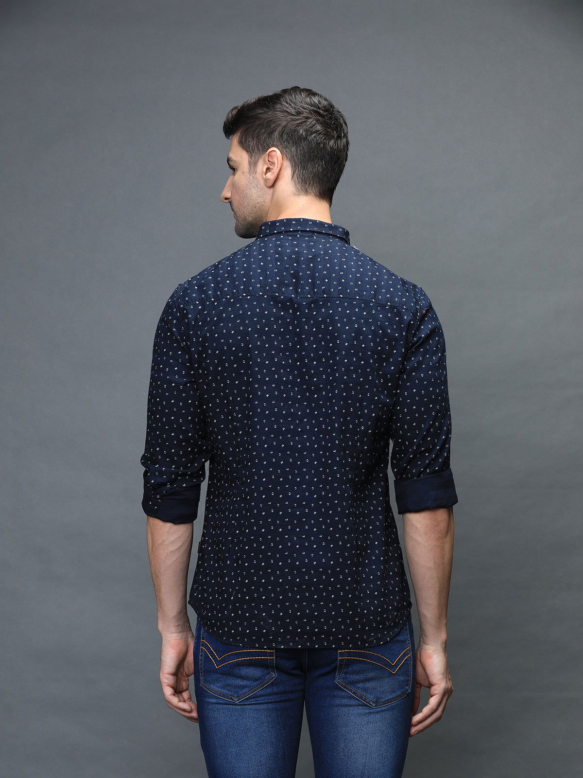 Men Slim Fit Printed Shirt