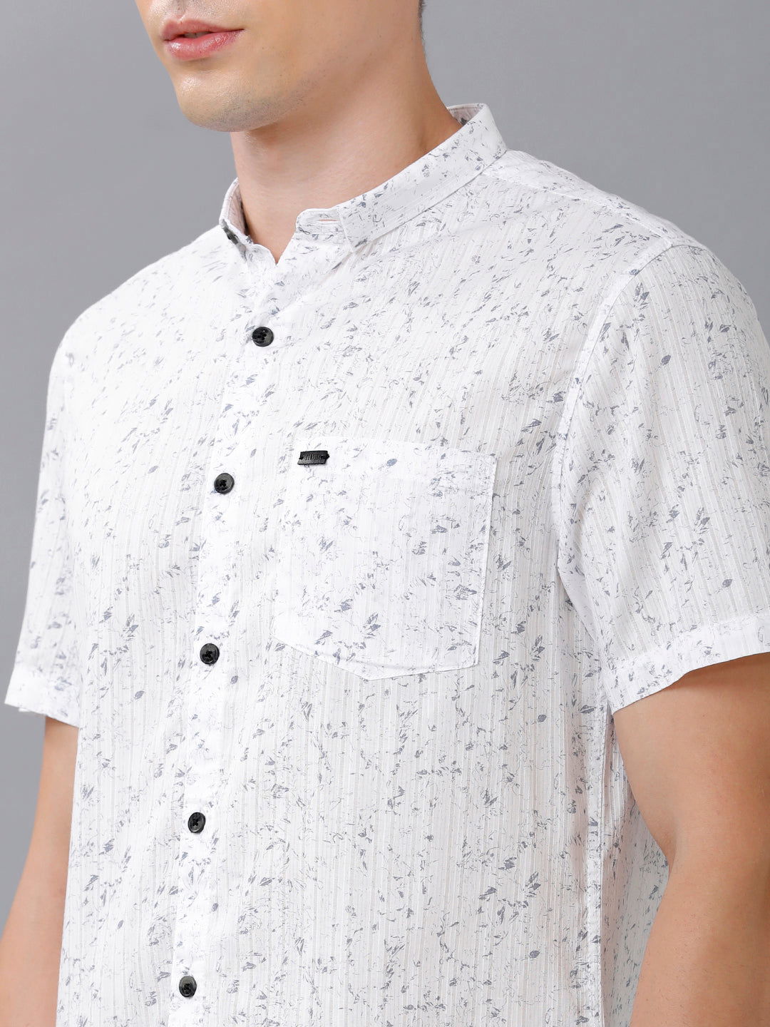 Men Slim Fit Printed Shirt