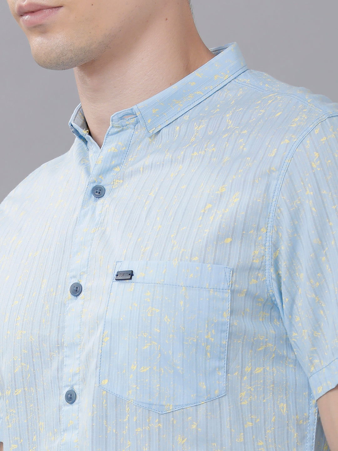 Men Slim Fit Printed Shirt