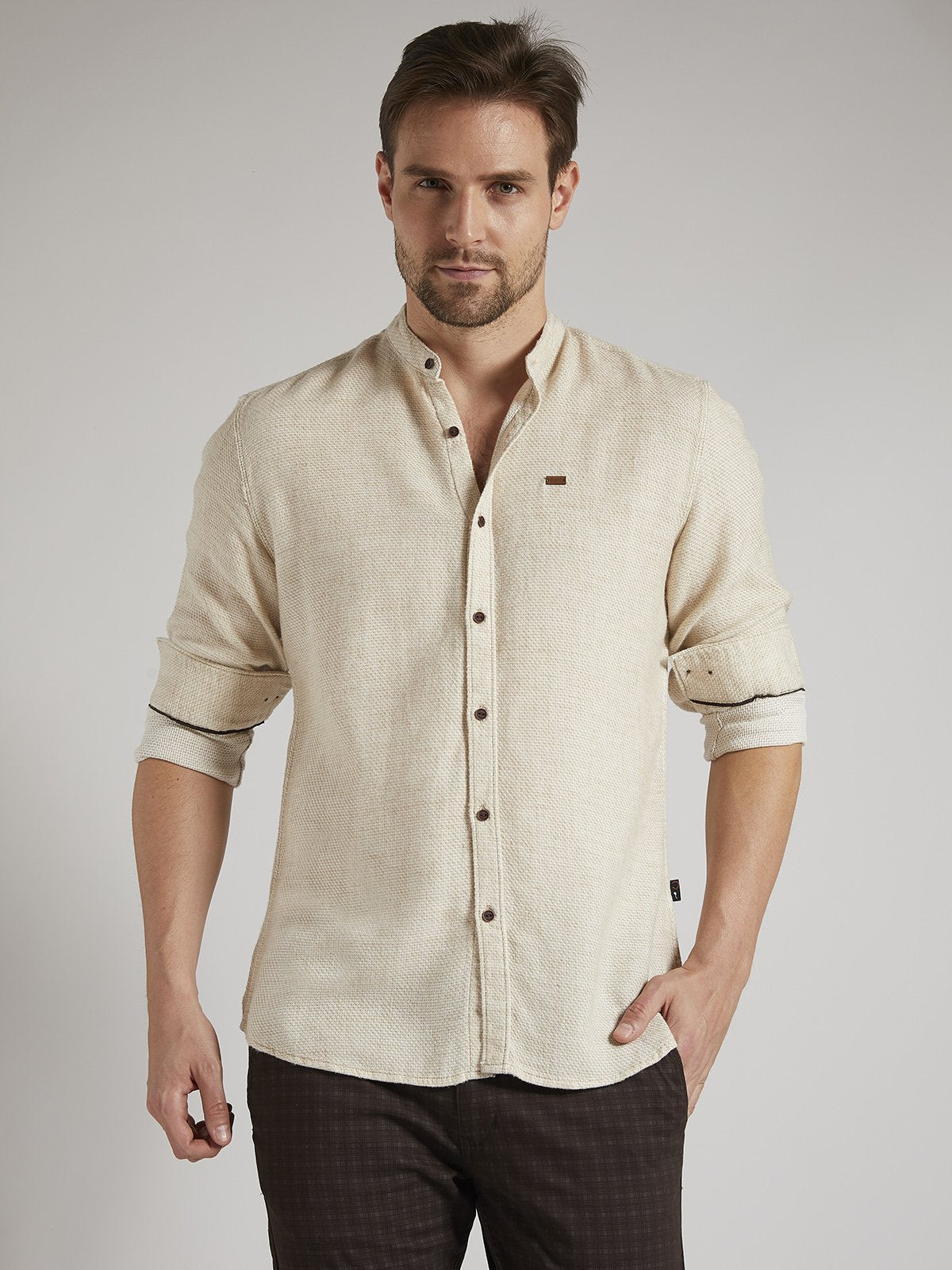 Men Solid Shirt