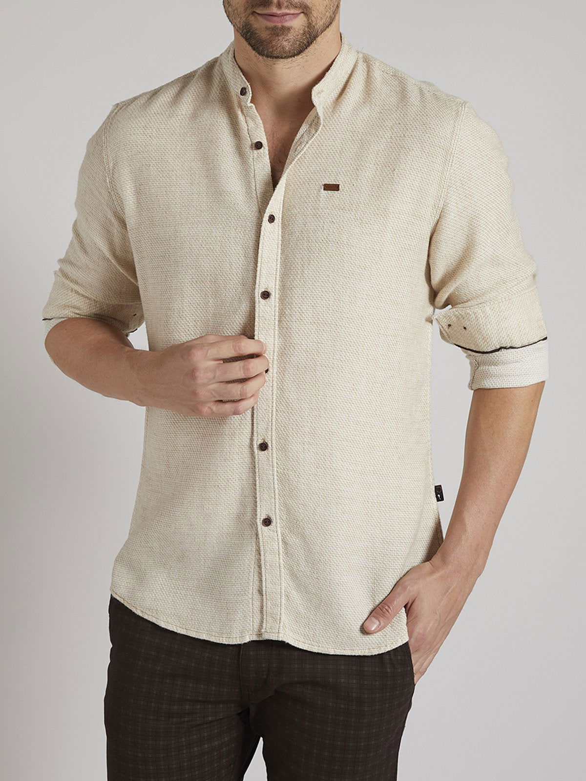 Men Solid Shirt