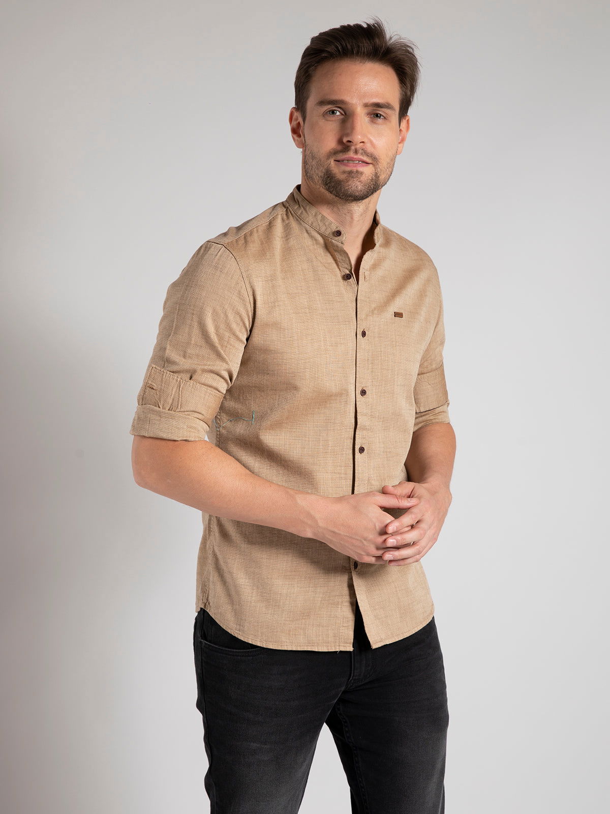 Men Solid Shirt