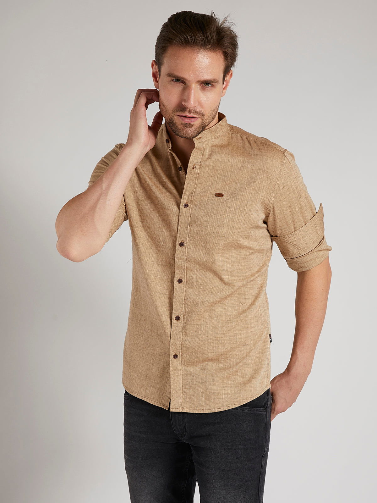 Men Solid Shirt