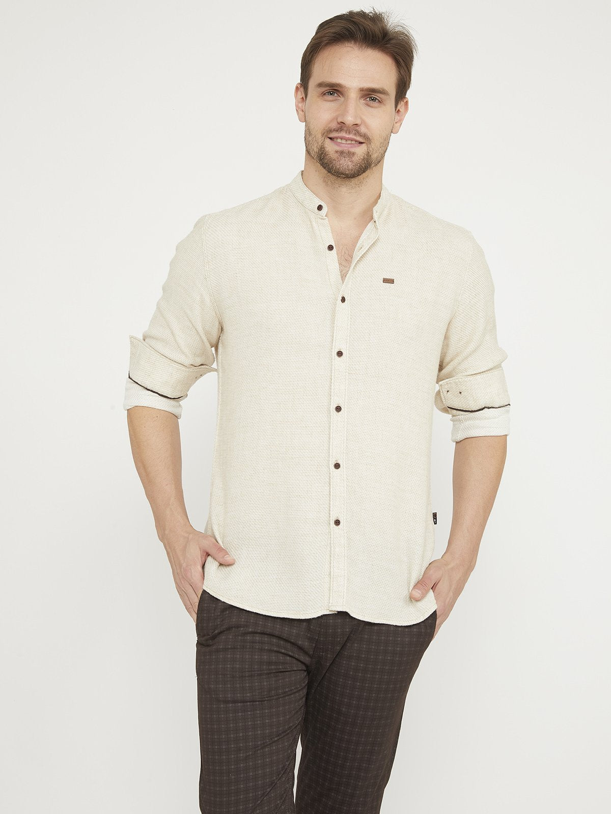 Men Solid Shirt