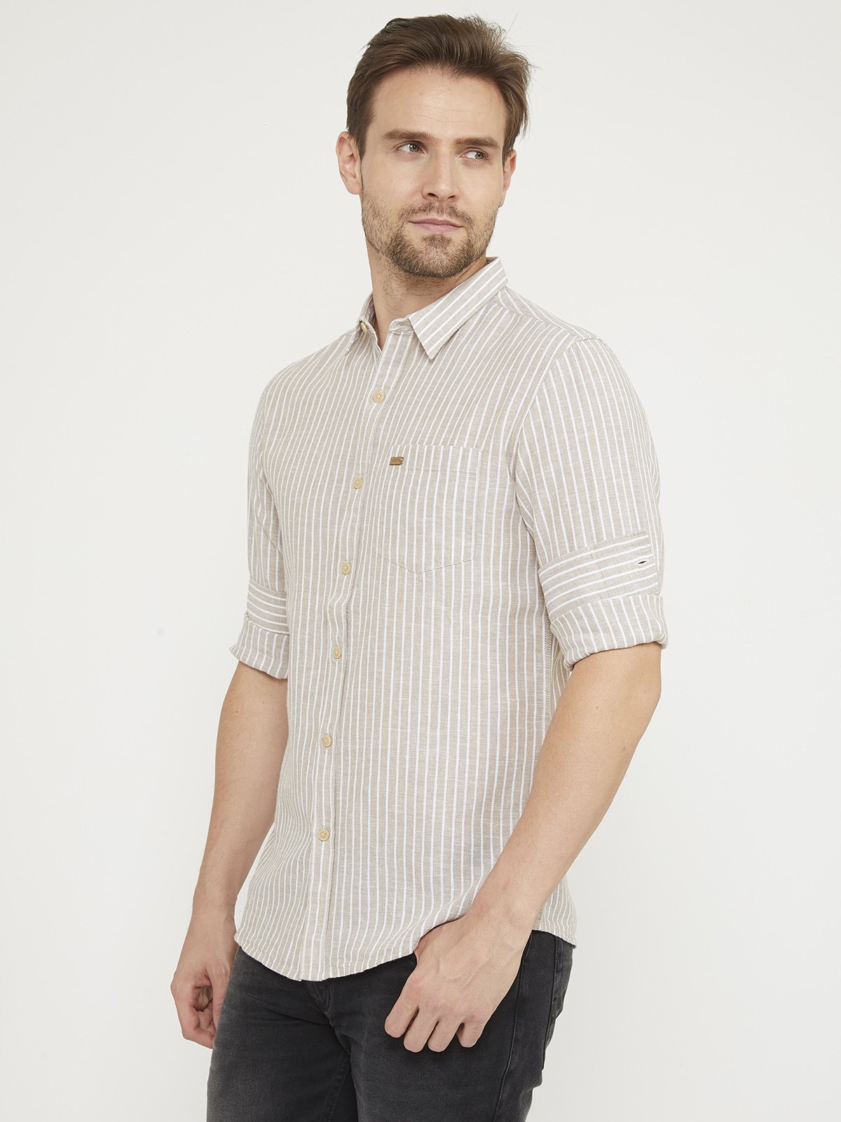 Men Stripe Shirt