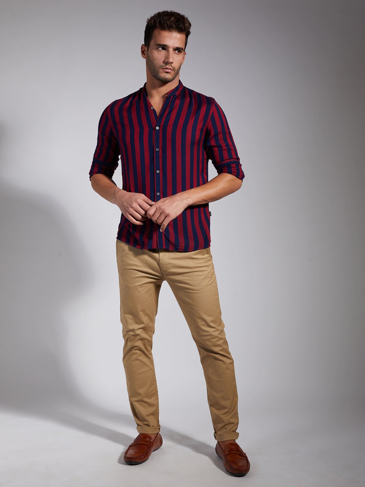 Men Stripe Shirt