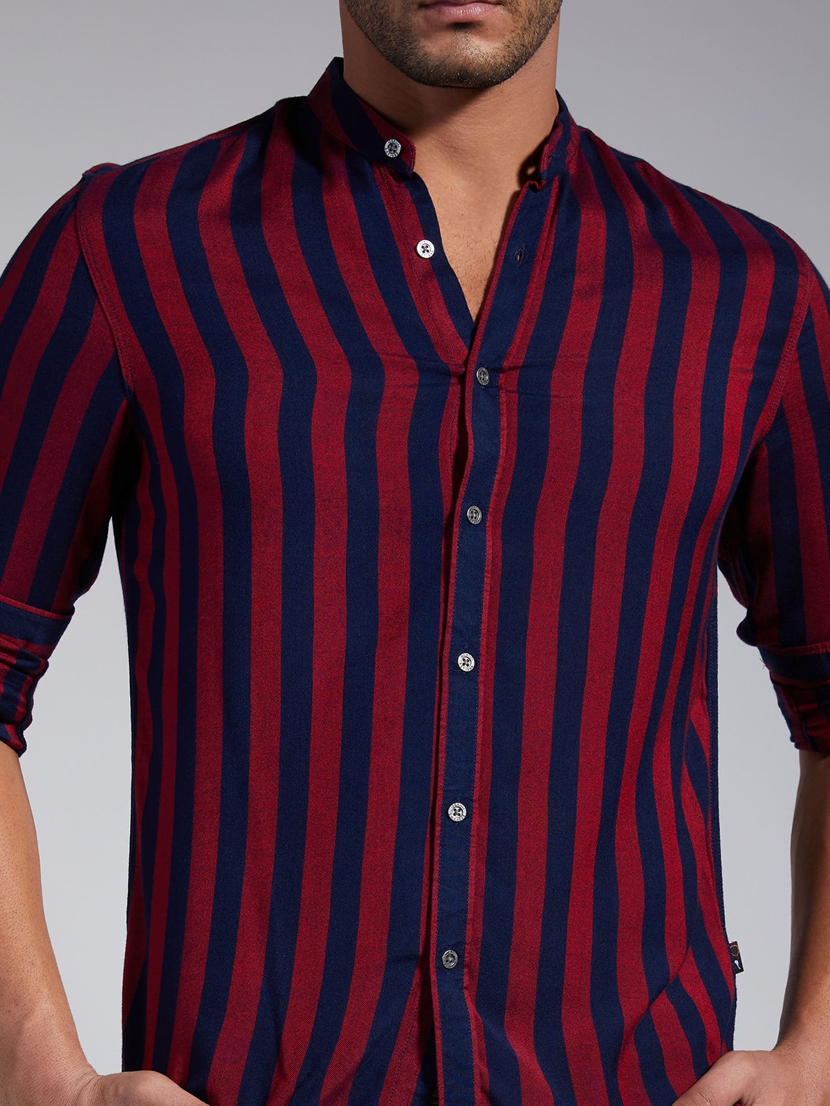 Men Stripe Shirt