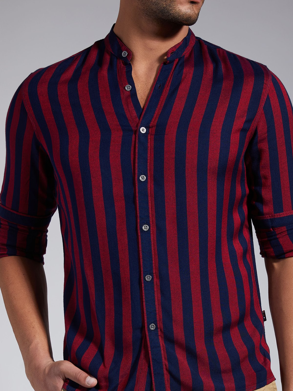 Men Stripe Shirt