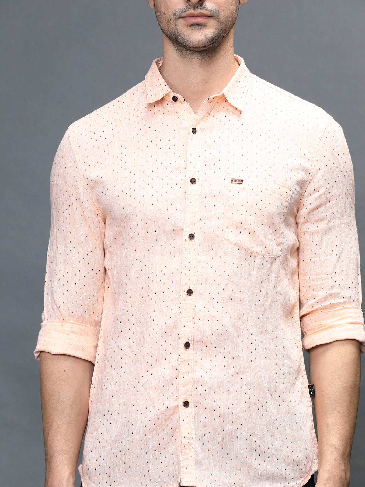 Men Premium Printed Linen Shirt