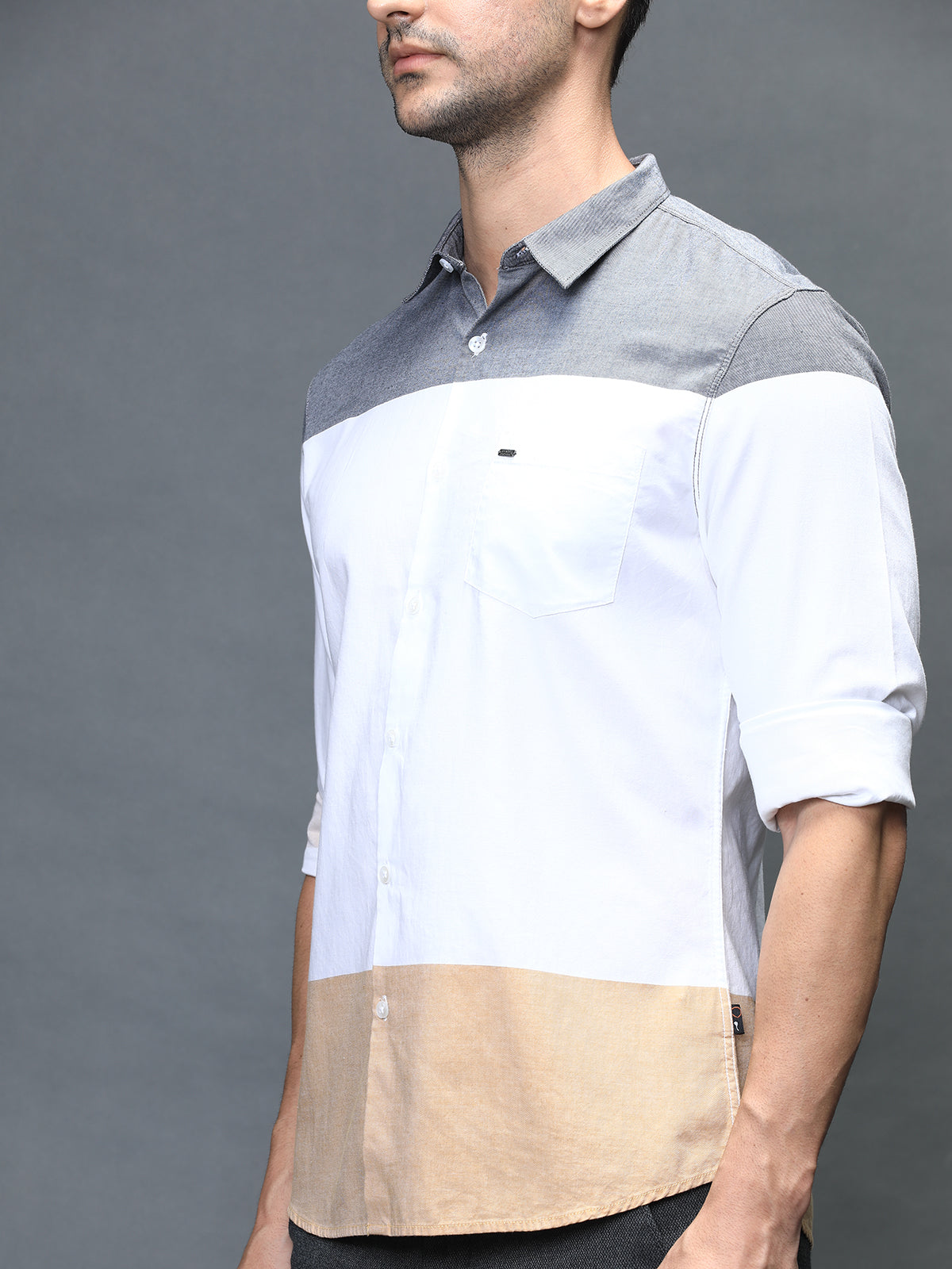 Men Engineered Stripe Shirt